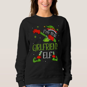Sudadera Soy la novia Elf Dabbing Santa Claus Xmas Fa