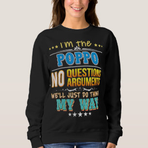 Sudadera Soy la Poppo No hay preguntas Sólo haremos cosas