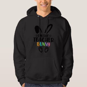 Sudadera Soy la profesora conejita feliz del día de Pascua
