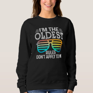 Sudadera Soy la regla más antigua que no me aplica el vidri