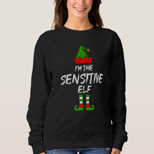 Sudadera Soy la sensual pareja de la familia Elf Christma (Anverso)
