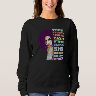 Sudadera Soy La Tormenta Del Orgullo Afro Americano Histori