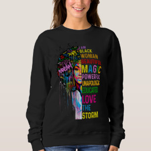 Sudadera Soy La Tormenta Negra Melanin Afro-Americana
