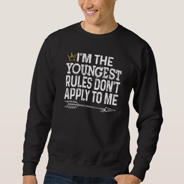 Sudadera Soy Las Reglas Más Jóvenes Que Me Aplican Tee Con  (Anverso)