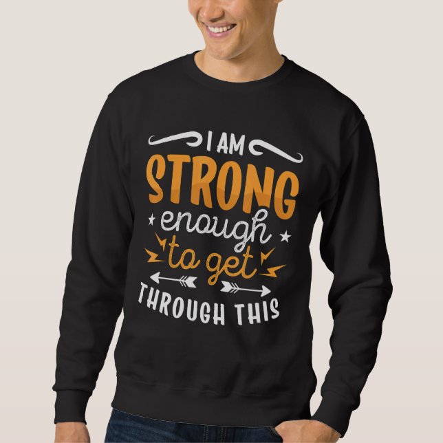 Sudadera Soy Lo Suficientemente Fuerte Para Concienciar Sob (Anverso)