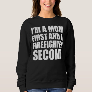 Sudadera Soy mamá y un graffitero de bomberos