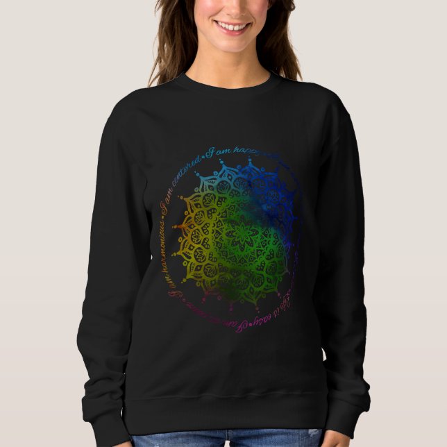 Sudadera Soy Mandala (Anverso)