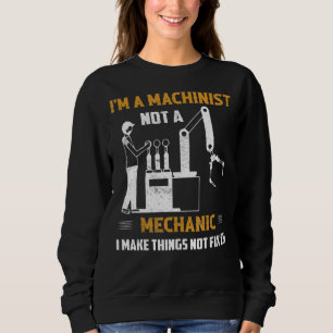 Sudadera Soy mecanista, no operador mecánico de Cnc