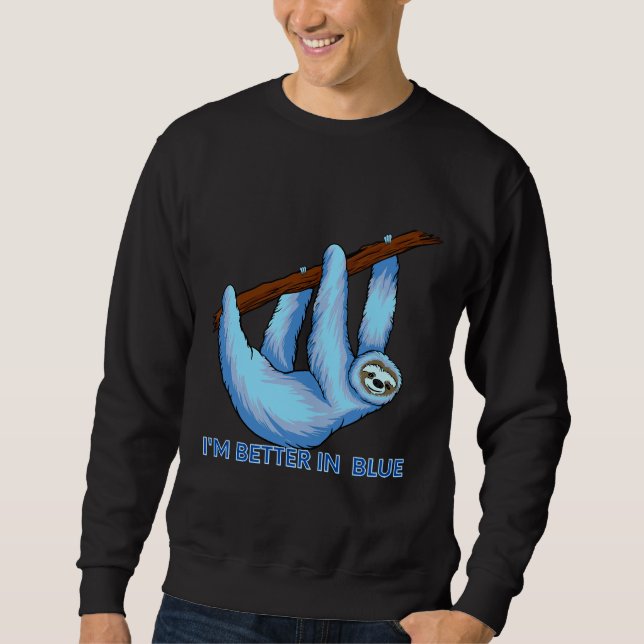 Sudadera Soy Mejor En Blue Sloth (Anverso)