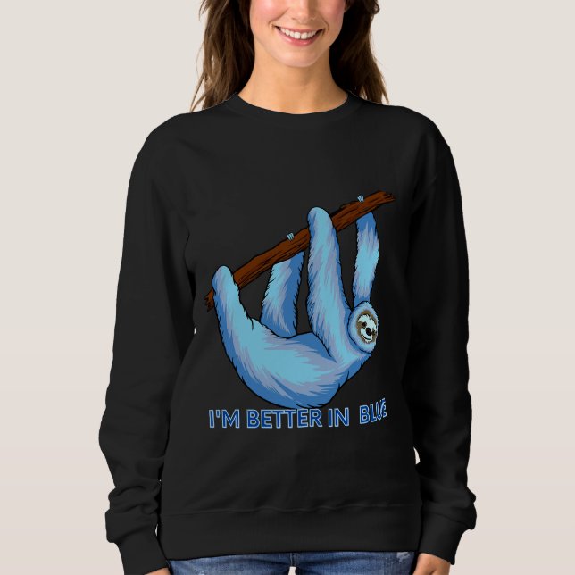 Sudadera Soy Mejor En Blue Sloth (Anverso)
