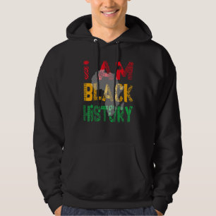 Sudadera Soy Mes de Historia Negra Orgullo Africano-America