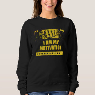 Sudadera Soy Mi Motivación Entrenamiento Frase Motivacional