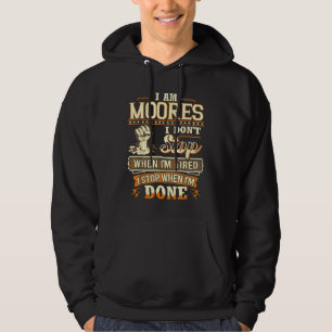 Sudadera Soy Moores. No paro cuando estoy cansada