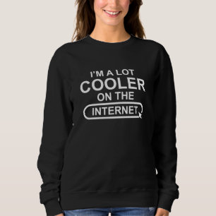 Sudadera Soy mucho más frío en Internet