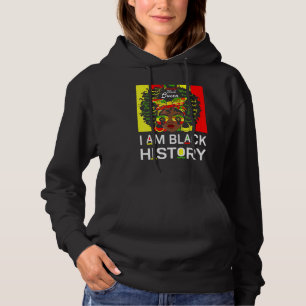 Sudadera Soy negra historia Afro Melanin Reina Mujer África