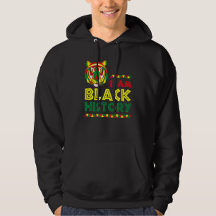 Sudadera Soy negra historia tigre afroamericano negro hola