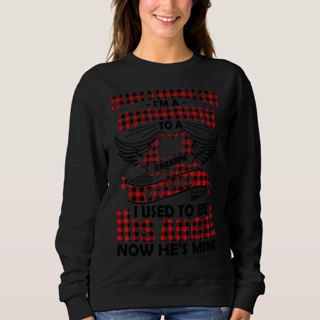 Sudadera Soy Nieta Para Un Abuelo Con Alas Para Ser (Anverso)