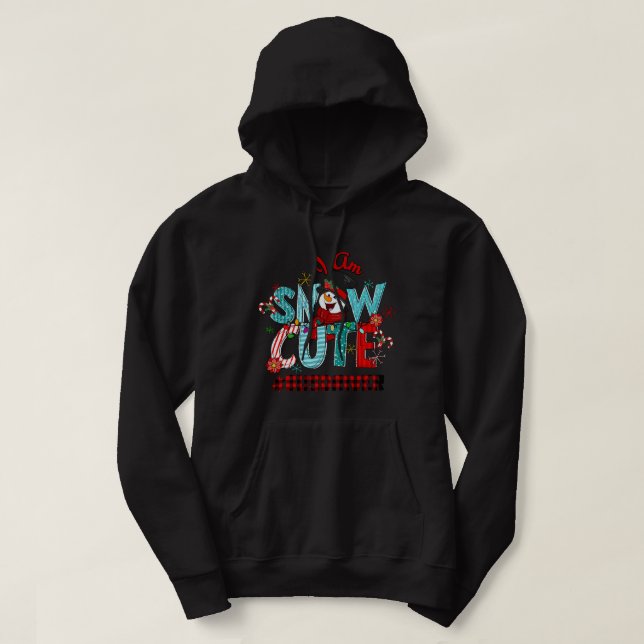 Sudadera Soy Nieve Navidades Cuidados Snowman Funny Bus Dri (Diseño del anverso)