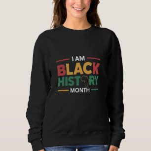 Sudadera Soy niños niñas mujeres historia negra Historia Ne