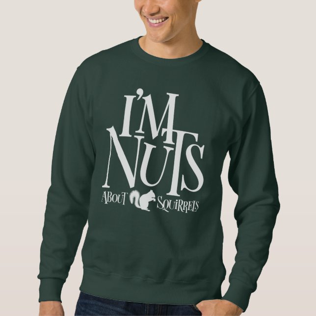 Sudadera Soy nueces - graciosa camiseta de amante de las ar (Anverso)