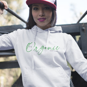 Sudadera Soy orgánico Elegante guión manuscrito mínimo