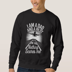 Sudadera Soy padre y avión piloto para los Entusiastas del