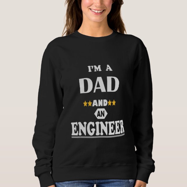 Sudadera Soy papá e Ingeniero (Anverso)
