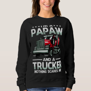 Sudadera Soy Papaw y camionero, nada me asusta a mis padres