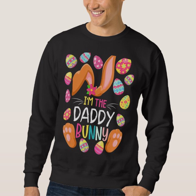 Sudadera Soy Papi Bunny Easter Funny Easter Mother S D (Anverso)