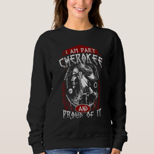 Sudadera Soy Parte Cherokee Provocando Que Es Nativo Estado