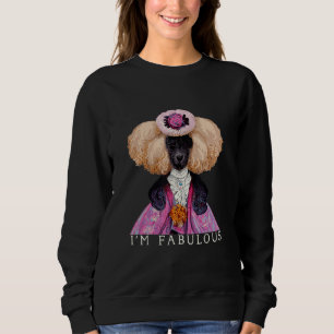 Sudadera Soy perfecto - Retrato de Marie Antoinette Poodle