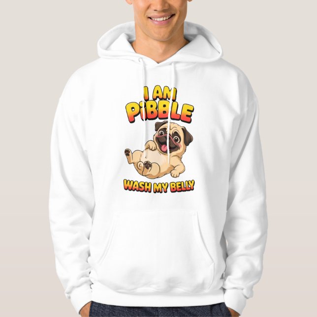 Sudadera Soy Pibble Lava Mi Barriga (Anverso)