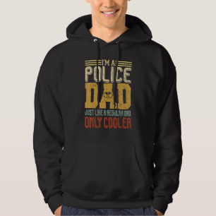 Sudadera Soy Policía Padre Día Vintage Papás