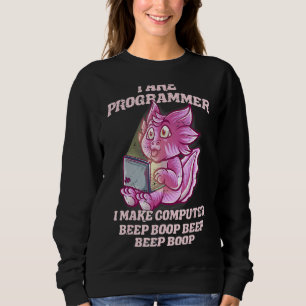 Sudadera Soy Programador Introvert It Nerd Axolotl Software