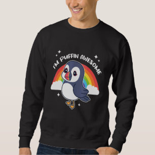 Sudadera Soy Puffin Awesome Cute Rainbow Y Puffin Bird