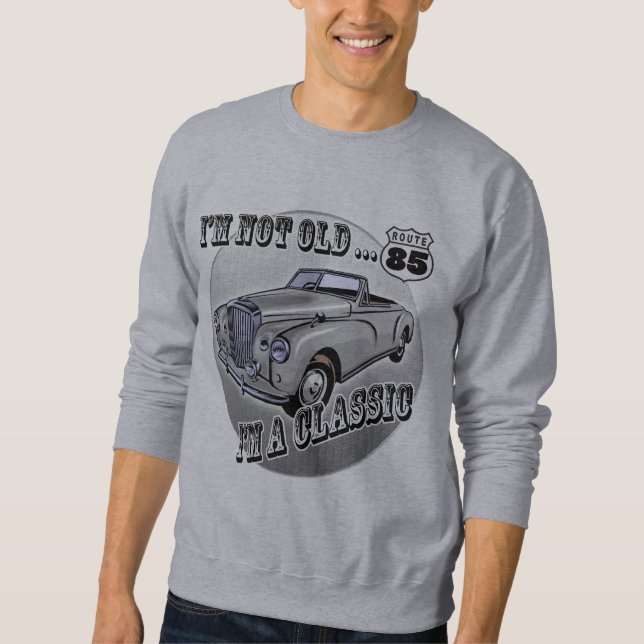 Sudadera Soy regalos 85os de un cumpleaños clásicos (Anverso)
