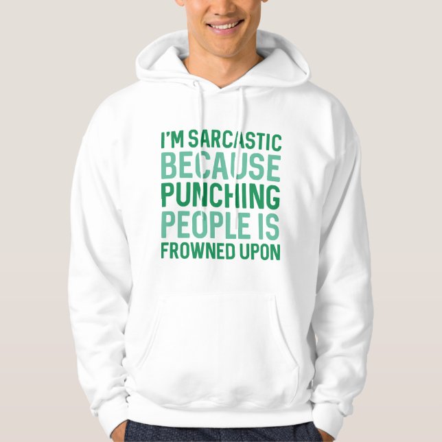 Sudadera Soy sarcástico (Anverso)