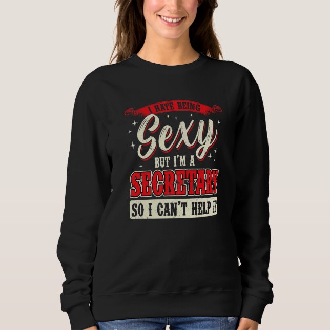 Sudadera Soy secretario de la escuela (Anverso)