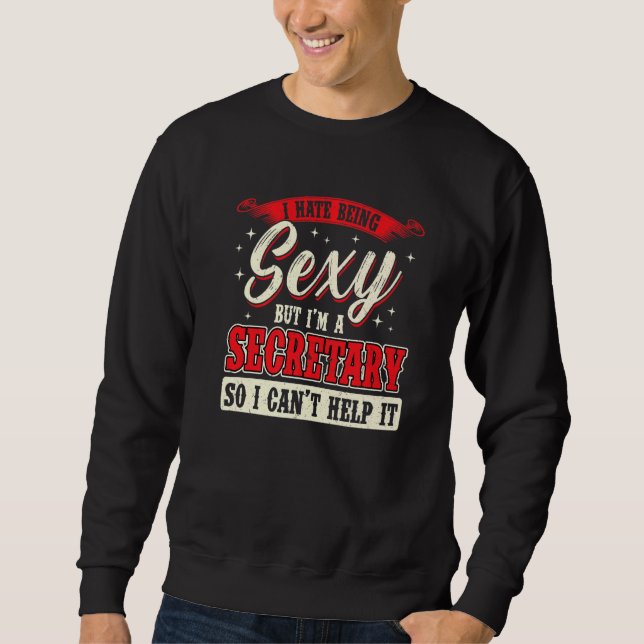 Sudadera Soy secretario de la escuela (Anverso)