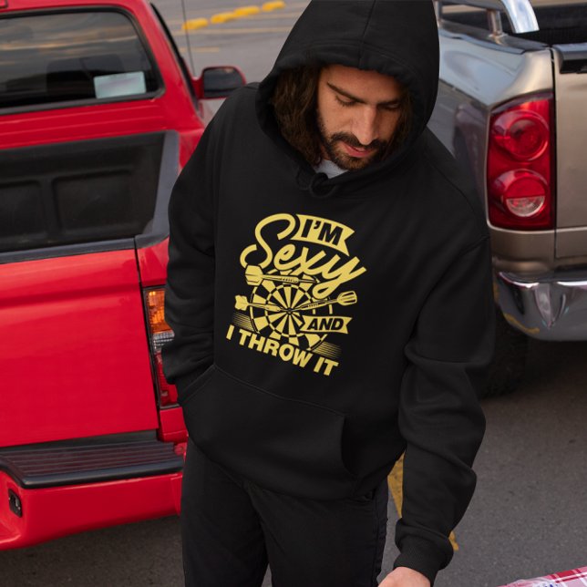 Sudadera Soy sexy y lo lanzo - Naughty Dart Lover (Subido por el creador)