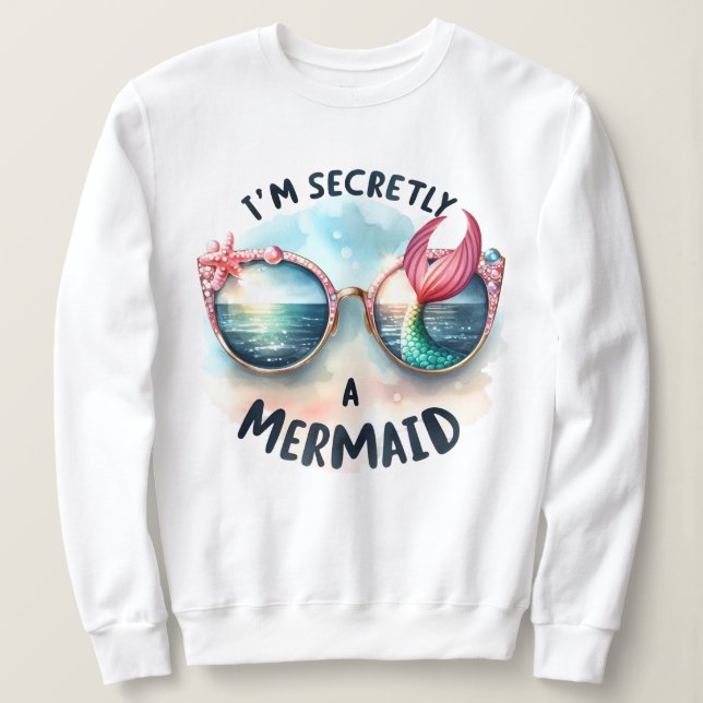 Sudadera Soy sirena en secreto (Anverso del diseño)