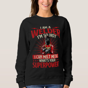 Sudadera Soy soldadora, ¿cuál es tu superpotencia?