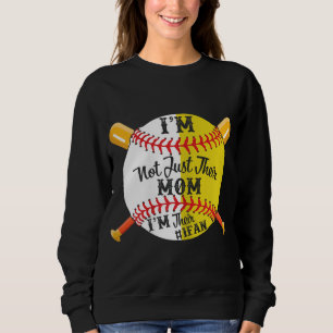 Sudadera Soy su amante número 1, la madre del béisbol