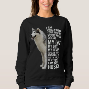 Sudadera Soy Su Husky Siberian Husky Dog