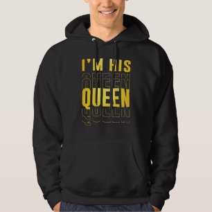 Sudadera Soy su novia novia de la esposa de su reina marido