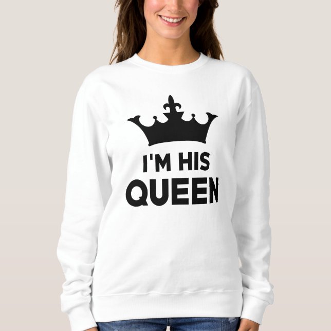 Sudadera Soy Su Reina (Anverso)