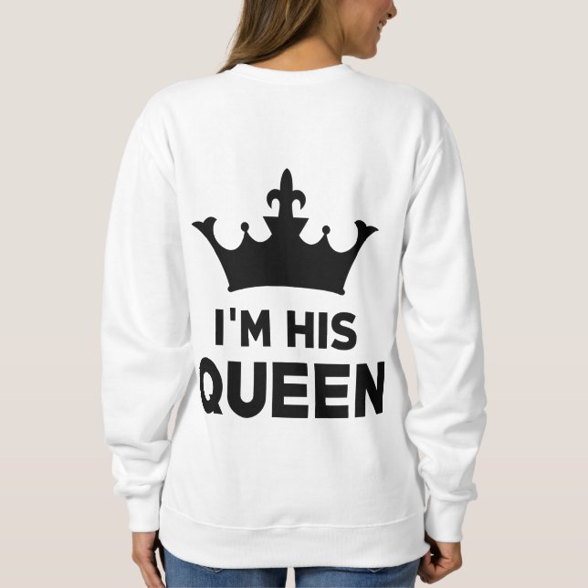 Sudadera Soy su reina (Reverso)