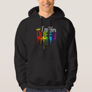 Sudadera Soy Su Reina Lgbtq Arcoiris Para Novia Gay