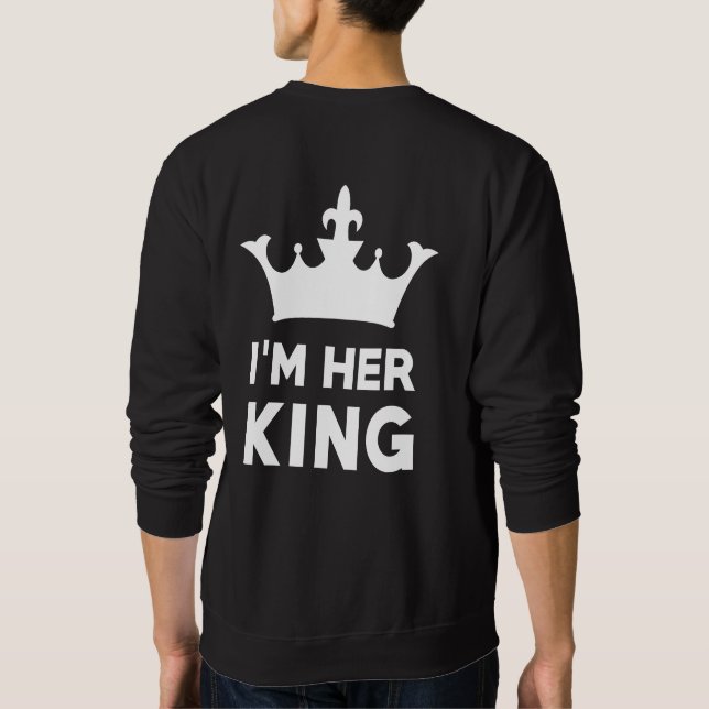 Sudadera Soy su rey (Reverso)