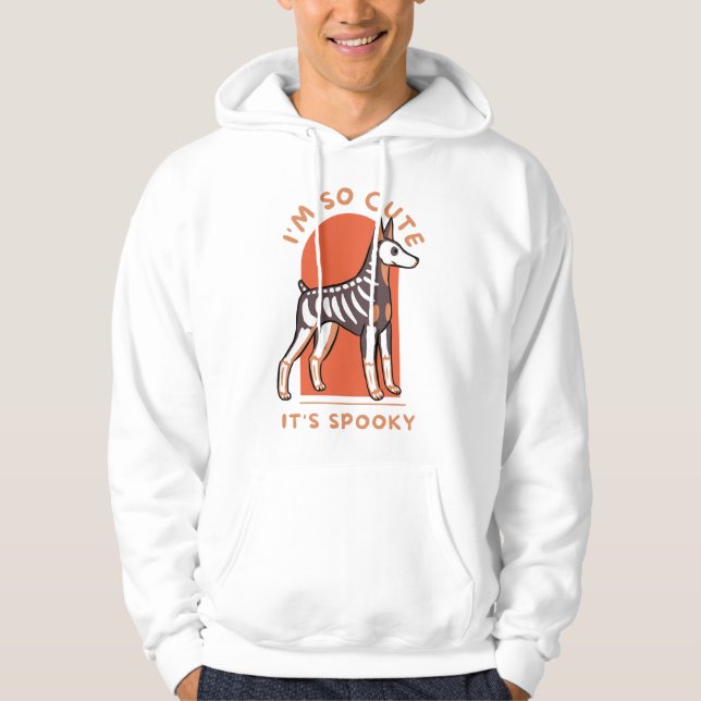 Sudadera Soy Tan Agradable Que Es Un Perro De Halloween Esp (Anverso)